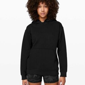 Lululemon "ALL YOURS HOODIE" Black Sweatshirt, Size 6 - WORN ONCE